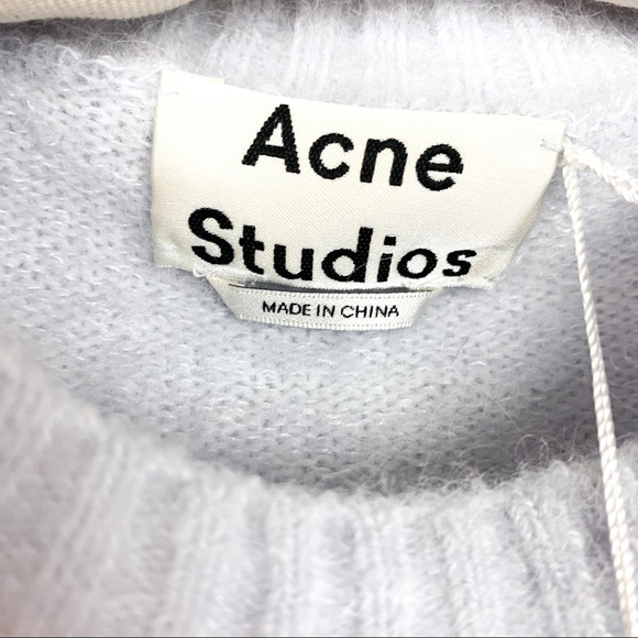 Acne Studios Alpaca Wool Blend Asymmetric Sweater - Picture 6 of 10